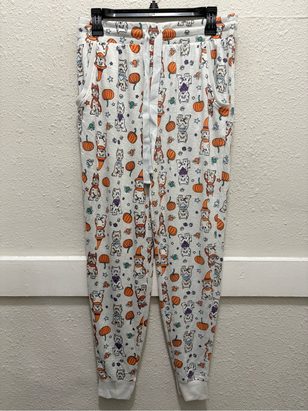 Jaclyn Intimates Halloween Dog Print Pajama Joggers Size M